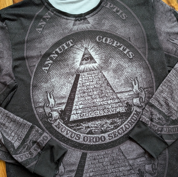 Illuminati AOP LS Tee (L) - Picture 3 of 6